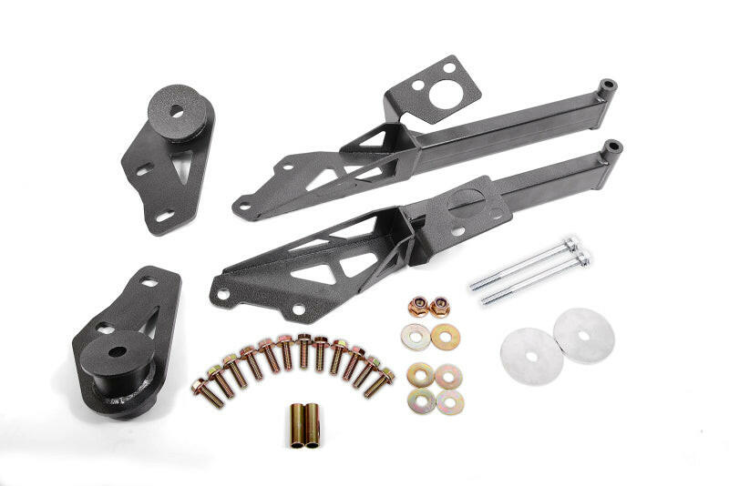 BMR 15-18 Ford Mustang S550 IRS Subframe Support Brace (Black Hammertone) Chassis Bracing BMR Suspension