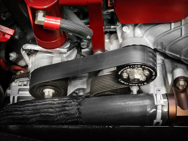 aFe 15-23 Dodge Challenger / 15-23 Dodge Charger SRT Hellcat 2.85in Supercharger Power Pulley Kit Pulleys - Crank, Underdrive aFe