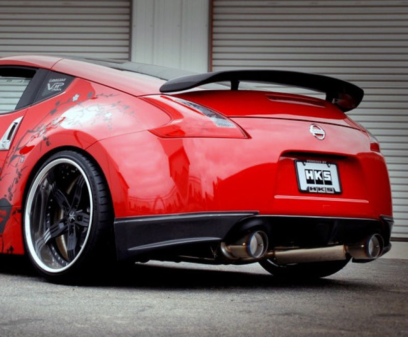 HKS 09-21 Nissan 370z Dual Hi-Power Ti. Tip Catback Exhaust (SUS304 NO COATING) Catback HKS