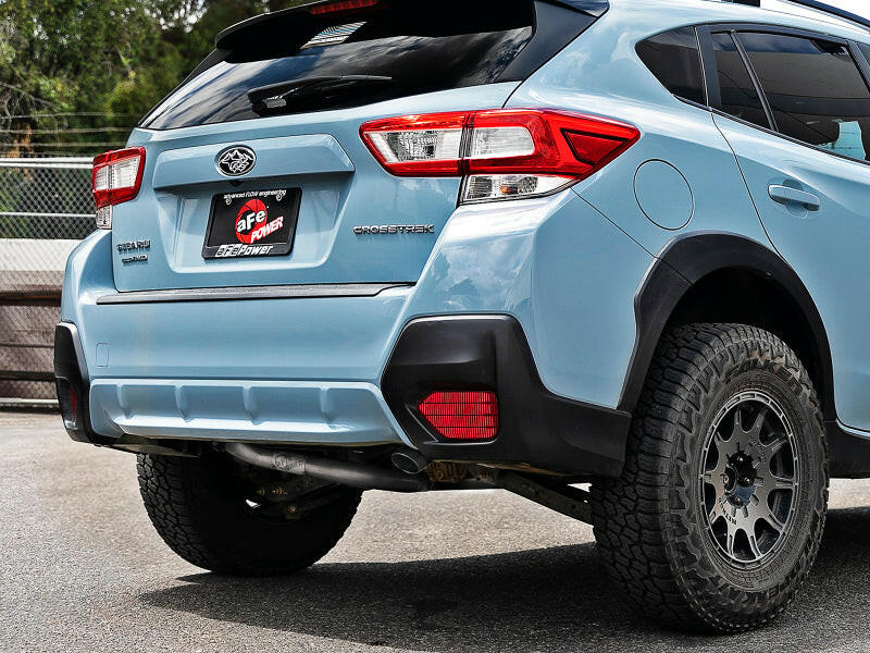 aFe POWER Takeda 2.5in 304 SS Cat-Back Exhaust System Subaru Crosstrek 18-19 H4-2.0L Catback aFe