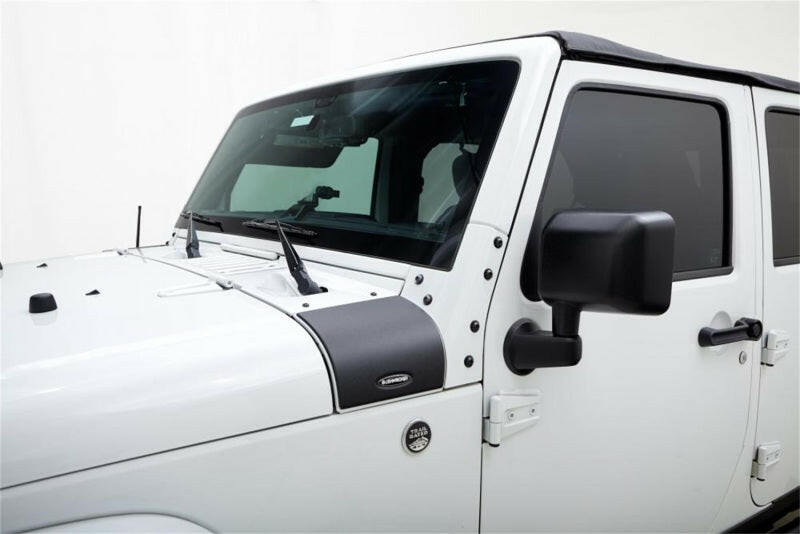 Bushwacker 07-18 Jeep Wrangler Trail Armor Cowl Cover - Black Body Armor & Rock Rails Bushwacker