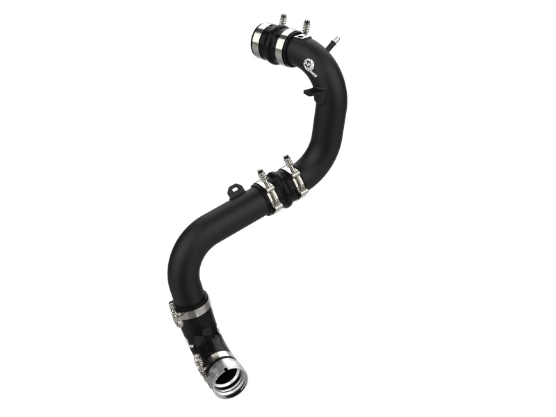 aFe 21-22 Ford Bronco V6-2.7Ltt BladeRunner 2.75in Alum Cold Charge Pipe - Black Intercoolers aFe