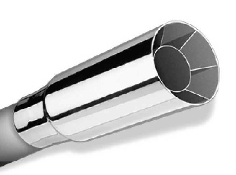 Borla Universal Polished Tip Single Round Intercooled (inlet 2 1/4in. Outlet 2 1/2in) Tips Borla