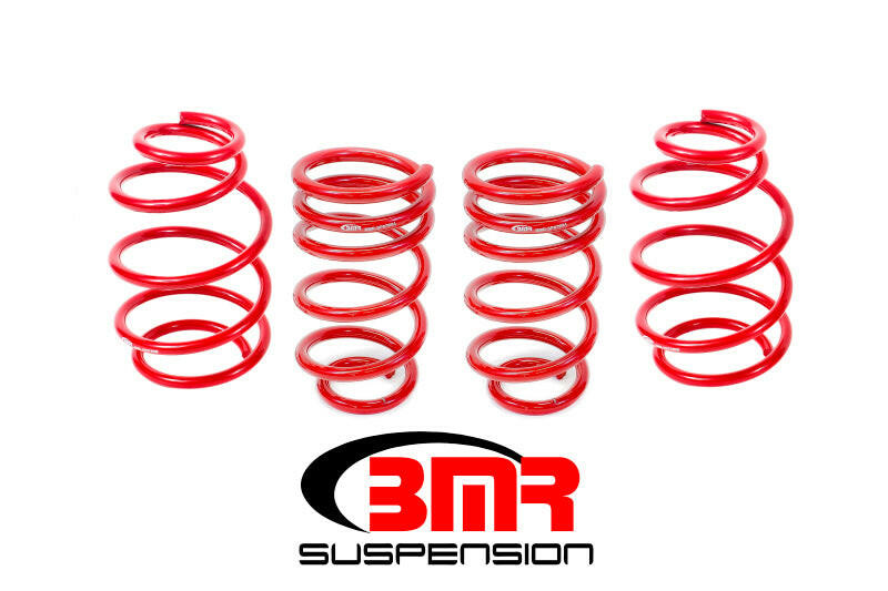 BMR 10-15 5th Gen Camaro V8 Lowering Spring Kit (Set Of 4) - Red Lowering Springs BMR Suspension