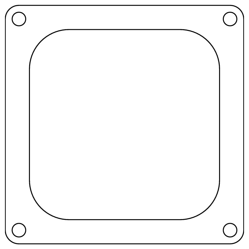 Cometic Holley 4500 Dominator .060in Fiber Carburetor Gasket - 4.775in x 4.775in - Open Plenum Gasket Kits Cometic Gasket