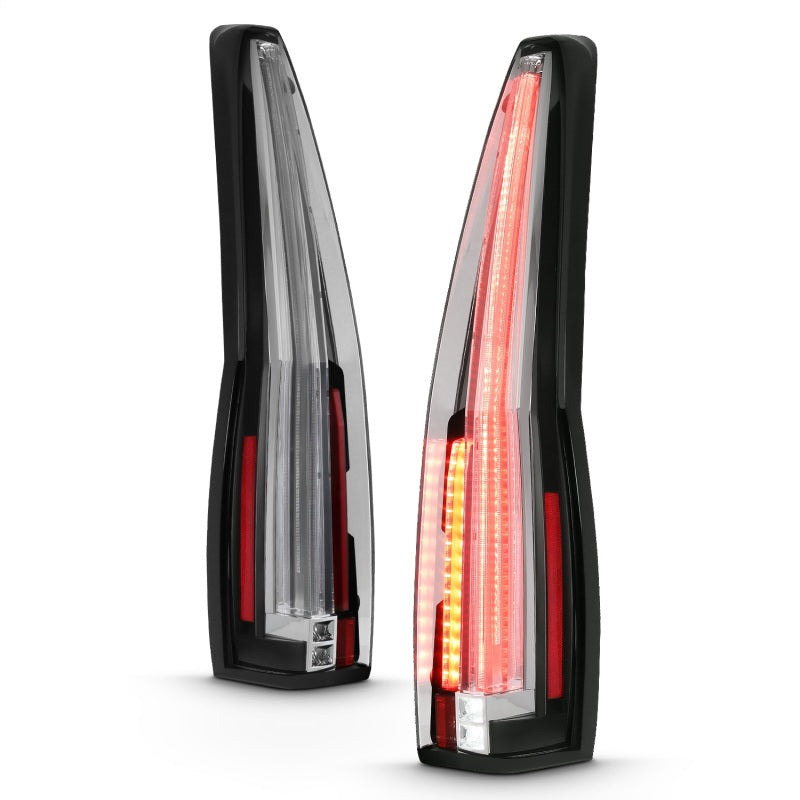 ANZO 2007-2014 Chevrolet Tahoe Led Taillights Red/Clear Tail Lights ANZO