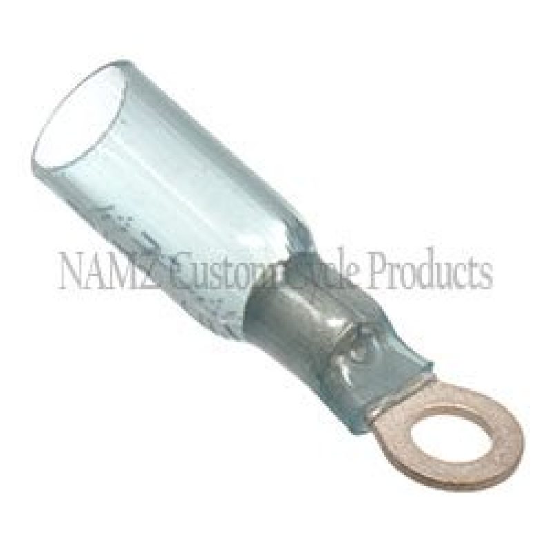NAMZ Heat Sealable No.8 Ring Terminals 16-14g (25 Pack) Wiring Connectors NAMZ
