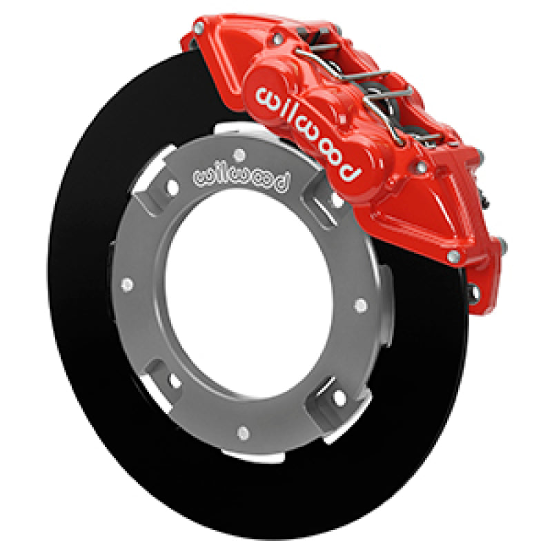 Wilwood 17-21 Can-Am X3RS Red 6-Piston Front Kit 11.25in - Undrilled Rotors Brake Kits - Performance Drill Wilwood
