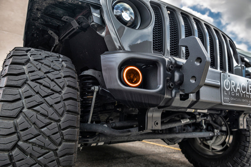 Oracle Jeep Wrangler JL/Gladiator JT Sport High Performance W LED Fog Lights - Amber Fog Lights ORACLE Lighting