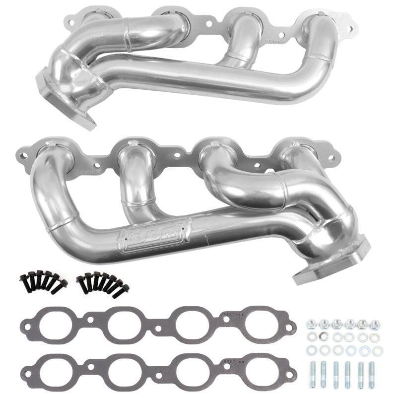 BBK 19-24 GM Full Size 5.3/6.2L Shorty Headers (Silver Ceramic) Headers & Manifolds BBK