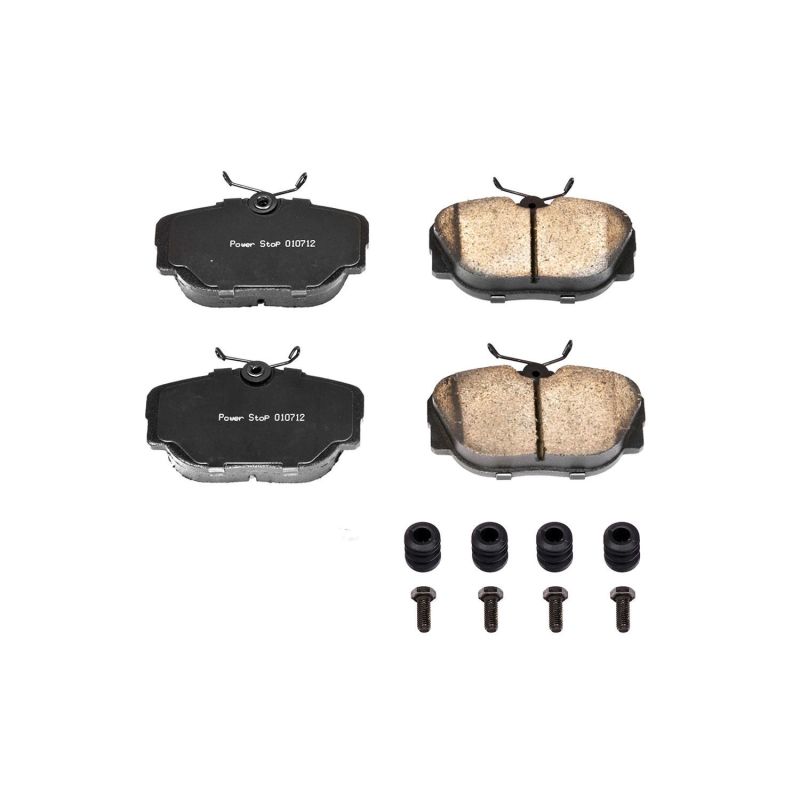 Power Stop 1991 BMW 318i Front or Rear Z17 Evolution Ceramic Brake Pads w/Hardware Brake Pads - OE PowerStop
