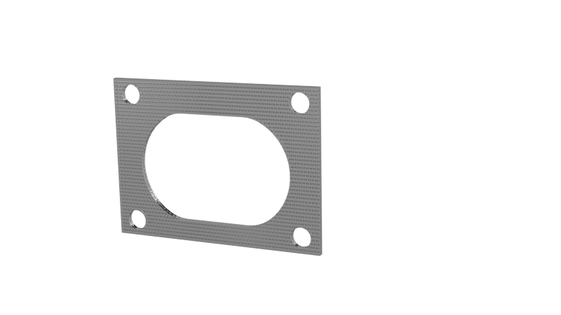 QTP Bolt-On QTEC Low Profile 4 Bolt Gasket Exhaust Gaskets QTP