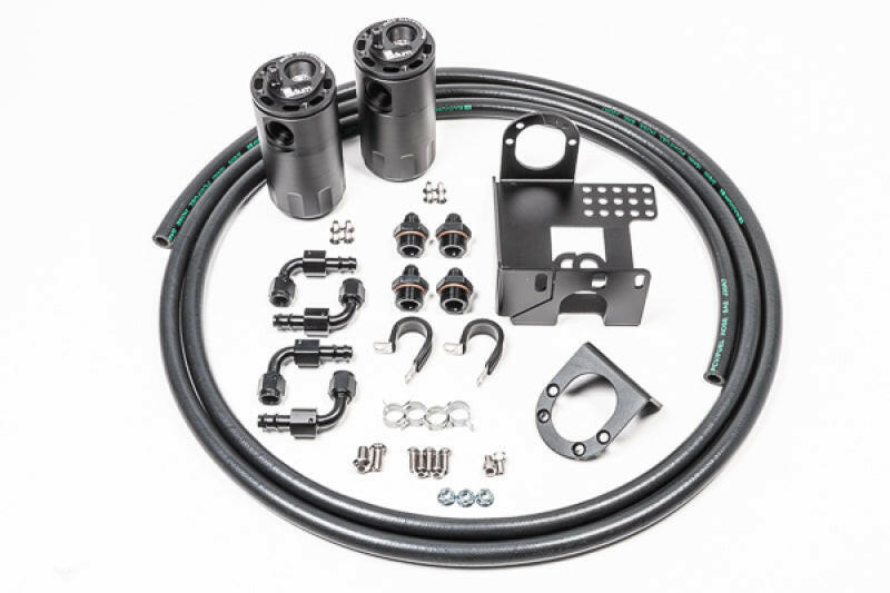 Radium Engineering 90-05 Mazda MX-5 Dual Catch Can Kit Fluid Lock Oil Catch Cans Radium Engineering