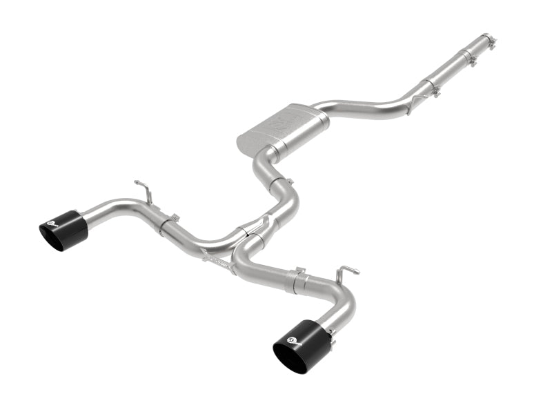 aFe MACHForce XP 3in-2.5in SS Exhaust Cat-Back 18-19 Volkswagen GTI (MK7.5) L4-2.0L (t) - Black Catback aFe