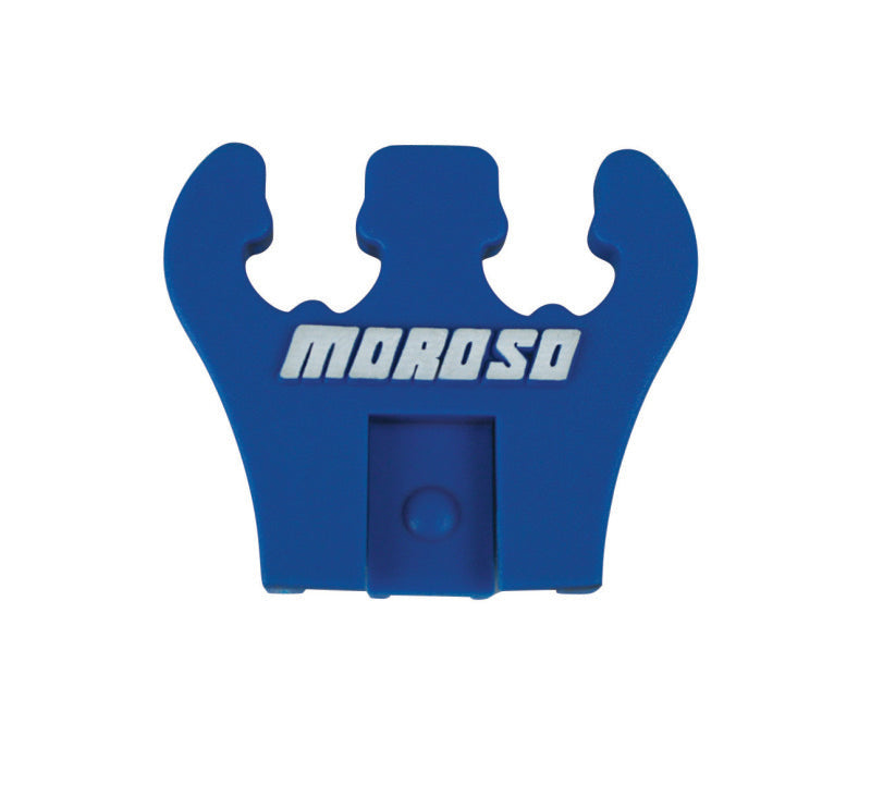 Moroso Wire Loom - 7-9mm - 2 Hole - Blue - 2 Per Card Wire Loom Moroso