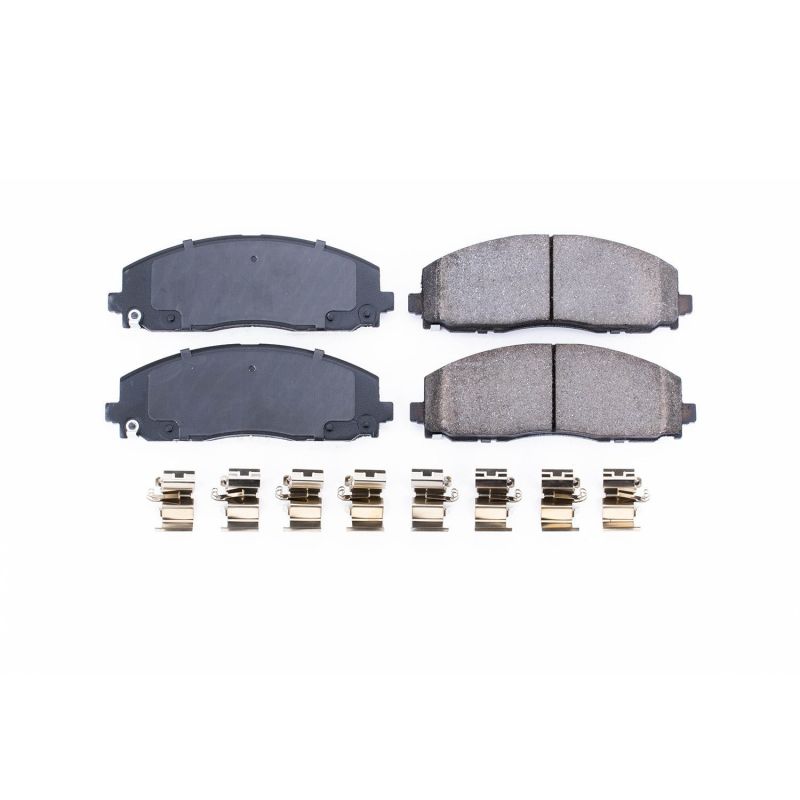 Power Stop 17-19 Chrysler Pacifica Front Z17 Evolution Ceramic Brake Pads w/Hardware Brake Pads - OE PowerStop