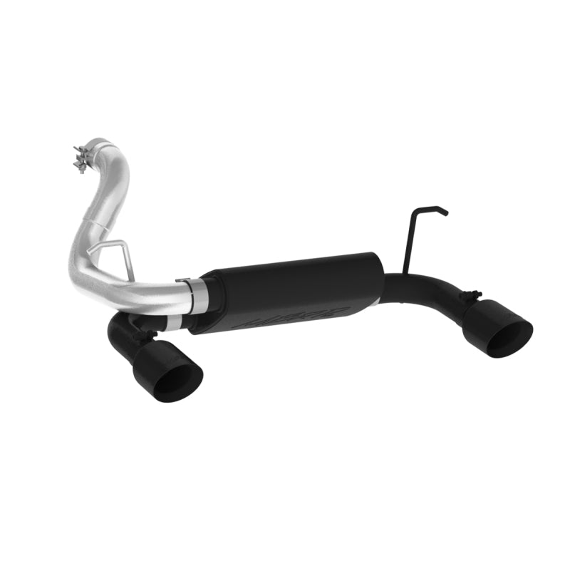 MBRP 2018+ Jeep Wrangler (JL) 3.6L V6 Dual Rear Exit Axle Back BLK Exhaust System Axle Back MBRP