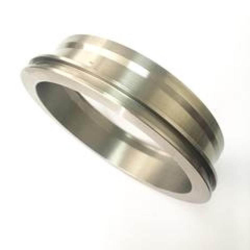 Ticon Industries 4.0in Vanjen Style Titanium Weld Ferrule Clamps Ticon