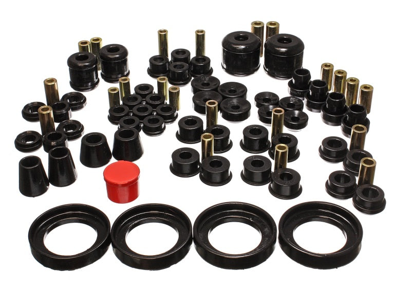 Energy Suspension 97-01 Honda Prelude (Type SH Only) Black Hyper-Flex Master Bushing Set Bushings - Full Vehicle Kits Energy Suspension