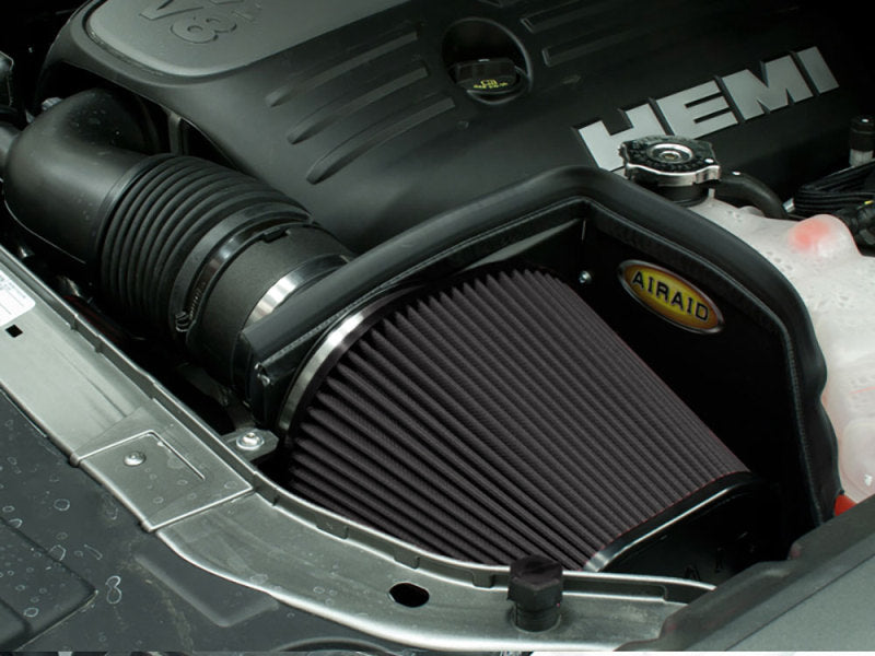 Airaid 11-13 Dodge Charger/Challenger 3.6/5.7/6.4L CAD Intake System w/o Tube (Dry / Black Media) Cold Air Intakes Airaid