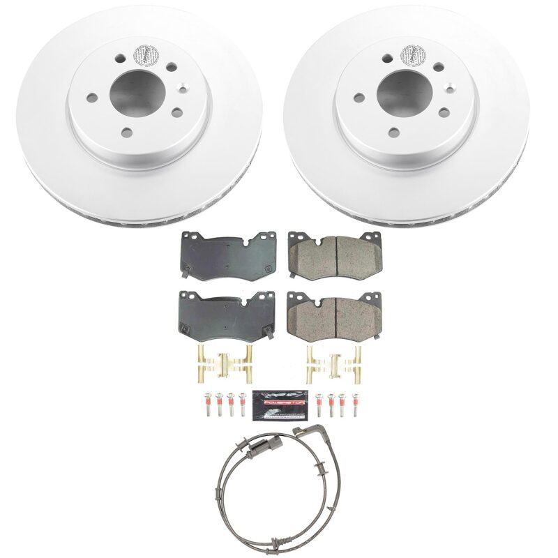 Power Stop 20-22 Cadillac CT4 Front Z23 Coated Brake Kit Brake Kits - Performance D&S PowerStop