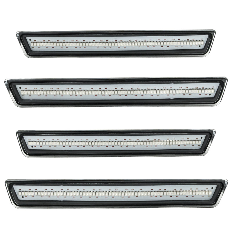 Oracle 15-21 Dodge Challenger Concept Sidemarker Set - Clear - No Paint Light Strip LED ORACLE Lighting