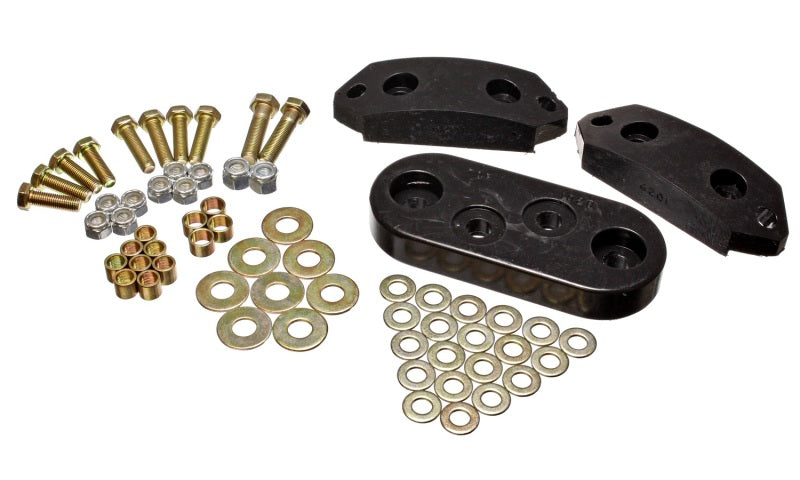 Energy Suspension 61-73 VW Beetle/70-73 Super Beetle Black Motor and Trans Mount Bushings (Inc H/W) Bushing Kits Energy Suspension