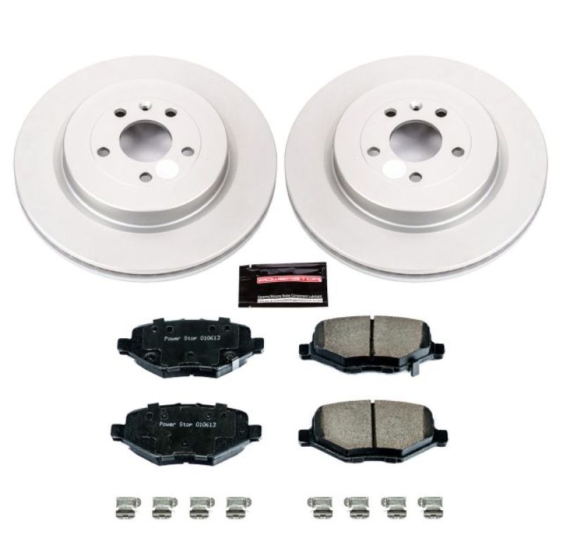 Power Stop 13-19 Ford Explorer Rear Z17 Evolution Geomet Coated Brake Kit Brake Kits - Performance Blank PowerStop