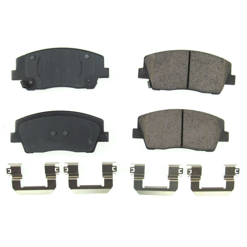 Power Stop 2019 Genesis G70 Front Z17 Evolution Ceramic Brake Pads w/Hardware Brake Pads - OE PowerStop