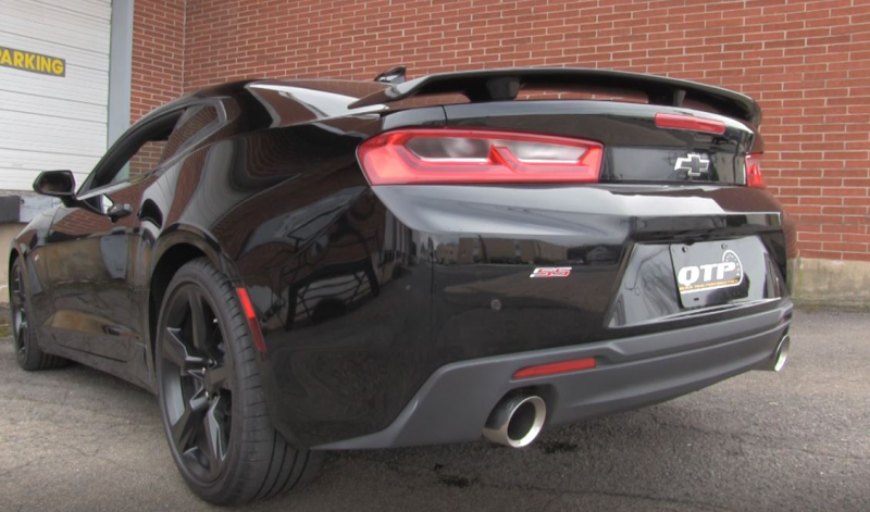 QTP 2016-2024 Chevrolet Camaro SS QTP Screamer Axle Back Dual Tip Bumper Axle Back QTP