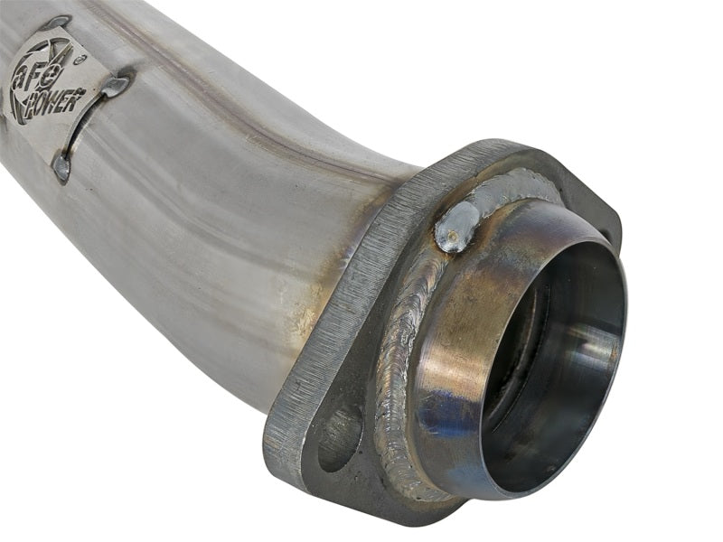 aFe Twisted Steel 2in Stainless Steel Loop Delete Down-Pipe 2018+ Jeep Wrangler (JL) V6 3.6L Downpipes aFe