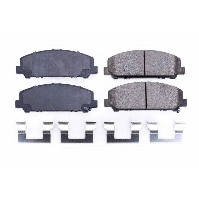 Power Stop 05-10 Infiniti QX56 Front Z17 Evolution Ceramic Brake Pads w/Hardware Brake Pads - OE PowerStop