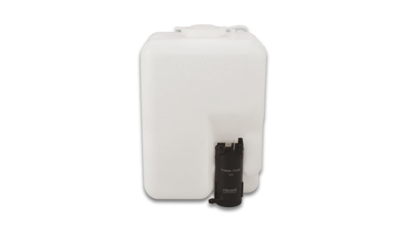 Vibrant Windshield Washer Bottle Repl Kit 1.2L bottle incl bottle ele pump mounting bracket hose Washer Tanks Vibrant