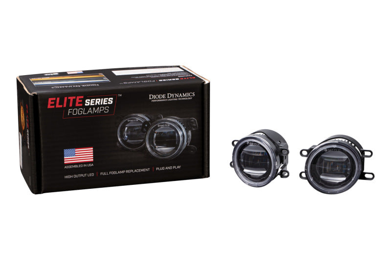 Diode Dynamics Elite Series Type B Fog Lamps - Yellow (Pair) Fog Lights Diode Dynamics