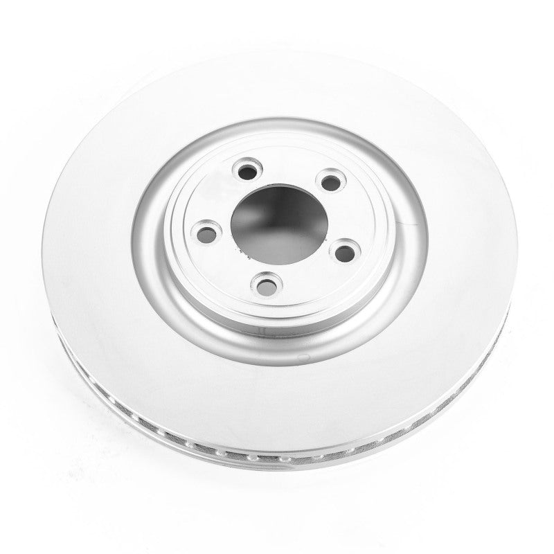Power Stop 14-19 Jaguar F-Type Front Evolution High Carbon Geomet Coated Rotor Brake Rotors - OE - Cryo PowerStop