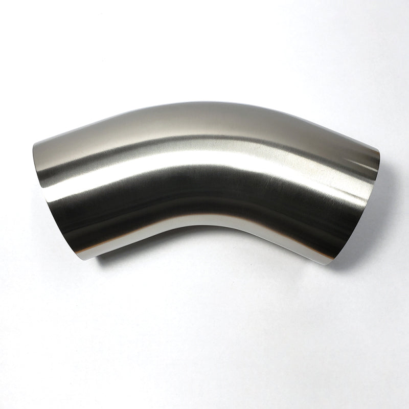 Stainless Bros 2.75in SS304 45 Deg Mandrel Bend Elbow - 1.5D Radius 16GA/.065in Wall (Leg) Steel Tubing Stainless Bros