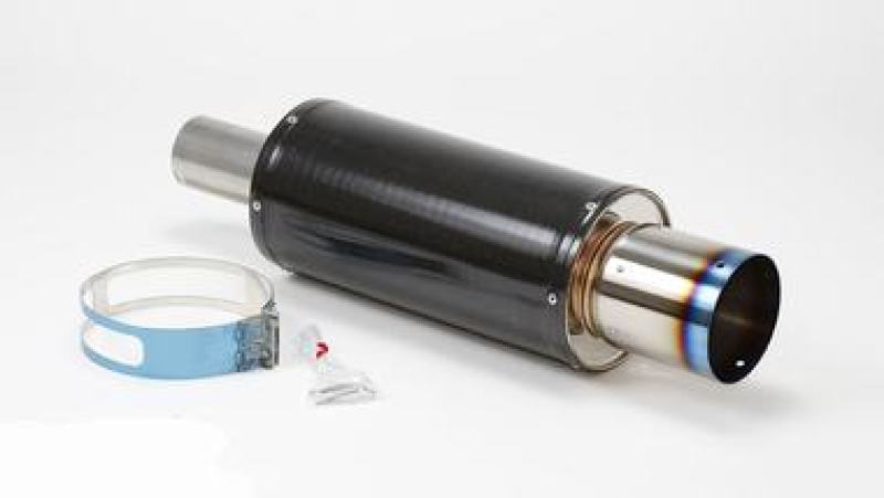 HKS Universal Carbon-Ti Cat-back Exhaust - 170mm Shell/75mm Diameter Catback HKS