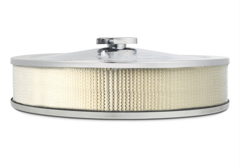 Ford Racing Chrome Air Cleaner w/ Emblem Air Filters - Universal Fit Ford Racing