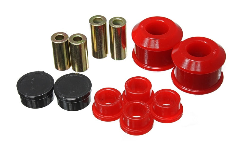 Energy Suspension 06-11 Honda Civic Red Front Control Arm Bushing Set Bushing Kits Energy Suspension