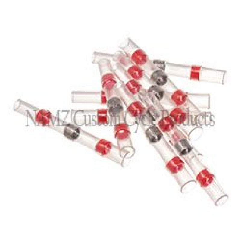 NAMZ Heat Shrinkable Butt Splice w/Low Temp Solder Terminals 22-18 AWG (10 Pack) Wiring Connectors NAMZ
