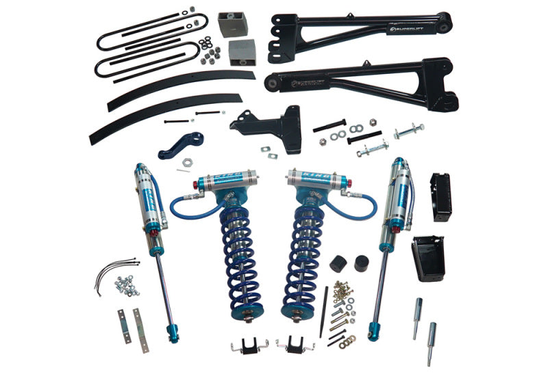 Superlift 05-07 Ford F-250/F-350 SD 4WD 8in Lift Kit w/Repl Radius Arms & King Coilovers Rear Shocks Lift Kits Superlift