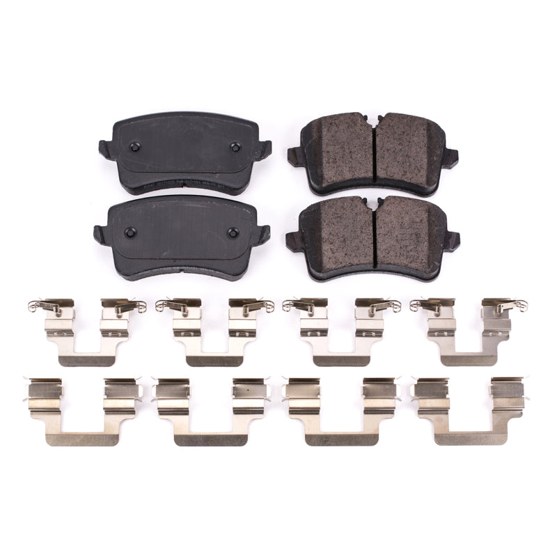Power Stop 12-18 Audi A6 Rear Z17 Evolution Ceramic Brake Pads w/Hardware Brake Pads - OE PowerStop