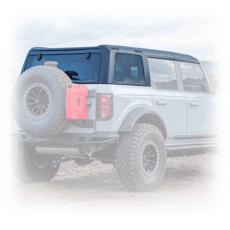 Turn Offroad 2021+ Ford Bronco Hard Top (4 Door) Black/Badge Delete, Black Foam Headliner Hard Top Accessories TURN Offroad