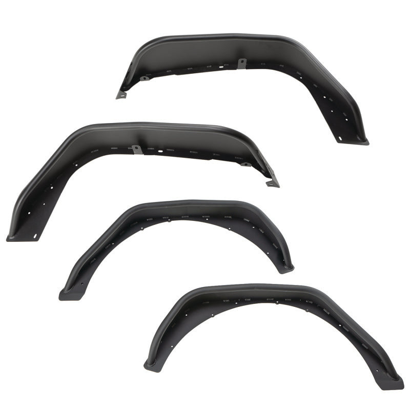 Rugged Ridge HD Steel Tube Fenders Full Set Black 18-19 JL Fenders Rugged Ridge