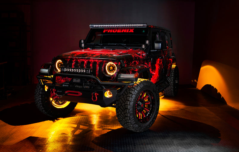 Oracle Jeep Wrangler JL/Gladiator JT Sport High Performance W LED Fog Lights - Amber Fog Lights ORACLE Lighting