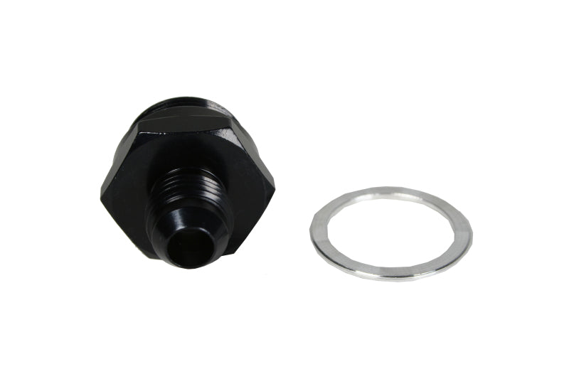 Aeromotive AN-06 Holley Carb 7/8in x 20 Thread Dual Feed Bowl Adapter Fitting Fittings Aeromotive