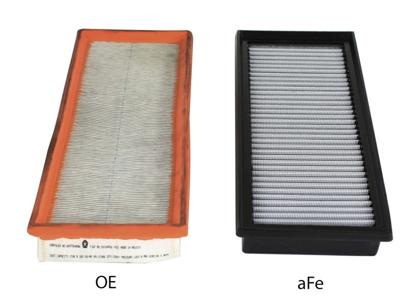 aFe MagnumFLOW OEM Replacement Air Filter Pro DRY S 12-14 Fiat 500 L4 1.4L Air Filters - Drop In aFe