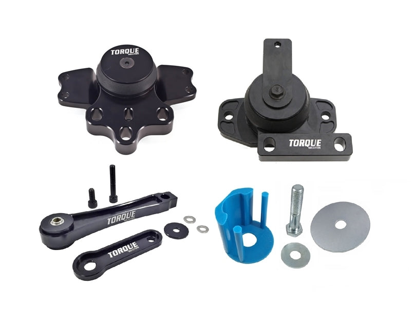 Torque Solution Engine Transmission & Pendulum Mount Kit w/ Race Insert VW Jetta Golf 2006-2008.5 Engine Mounts Torque Solution