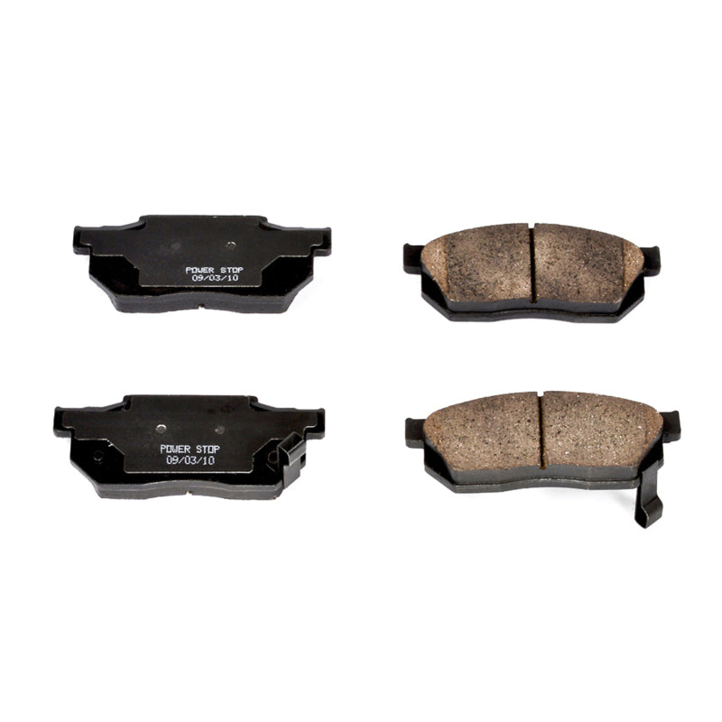 Power Stop 88-91 Honda CRX Front Z16 Evolution Ceramic Brake Pads Brake Pads - OE PowerStop