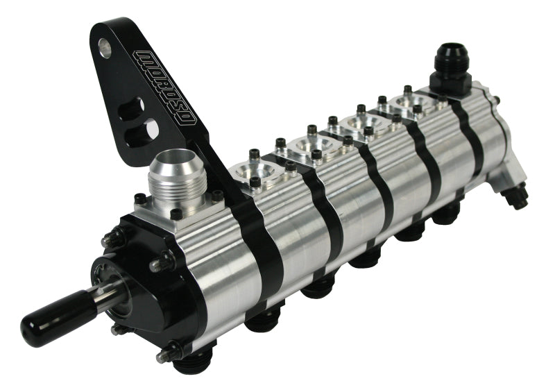 Moroso T3 Series Dragster 6 Stage Dry Sump Oil Pump - Tri-Lobe - Left Side - 1.200 Pressure Oil Pumps Moroso